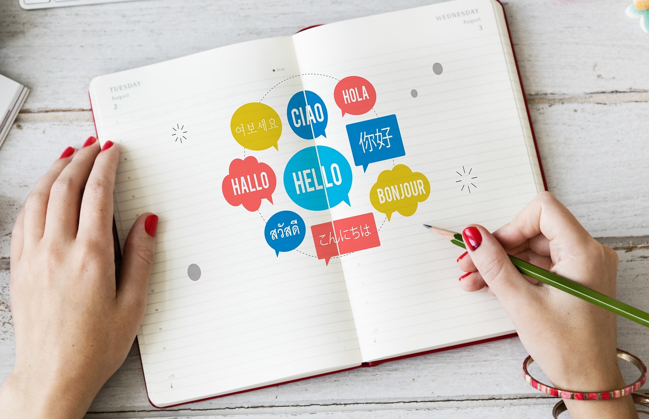Exploring the world through languages - a book representing the transformative power of multilingualism and language learning."
