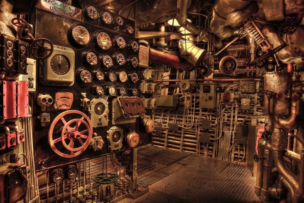 Naval Engine room
