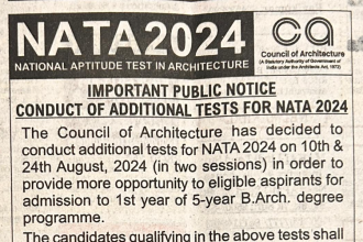 Additional NATA 2024 Tests Announced for Aspiring Architects