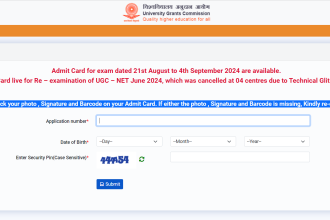 UGC NET June 2024: NTA Releases Hall Tickets for Re-Exams at Four Centres