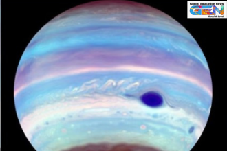 Jupiter dark ovals, UV dark ovals, Hubble images, Jupiter atmosphere, magnetic tornadoes, ultraviolet light, South Pole, atmospheric dynamics, Troy Tsubota, current affairs, planetary weather, magnetic field, ionosphere, current affairs,