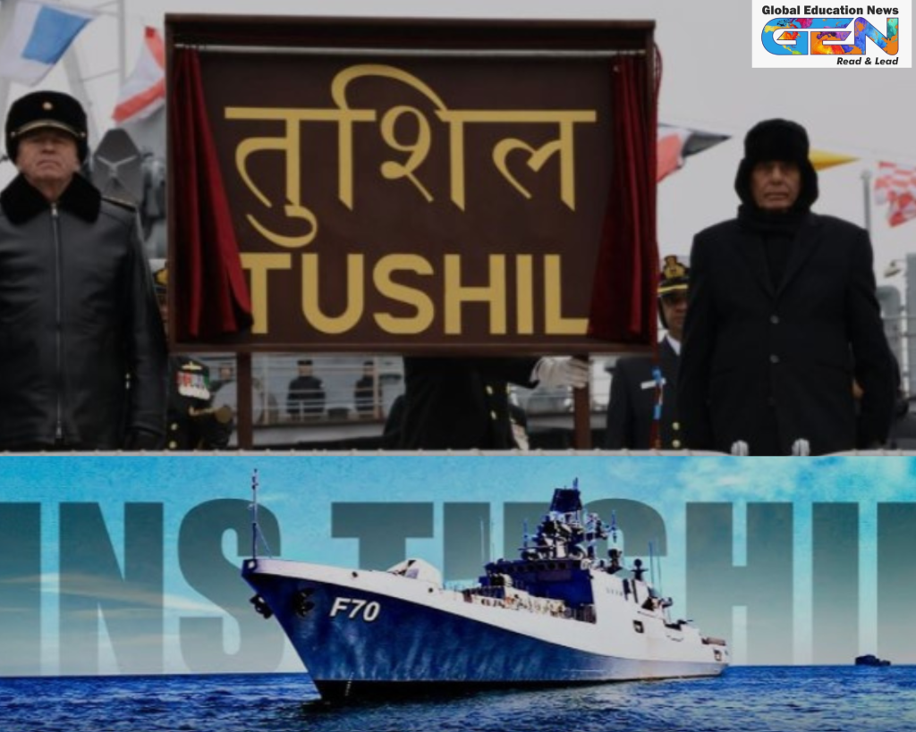 INS Tushil, Rajnath Singh, Indian Navy, Russia-India Relations, Defence Minister, Military Cooperation, Bilateral Defence Relations, Defence Diplomacy, Global Security, Regional Stability, Indian Diaspora in Russia, India-Russia Defence Partnership, Military Technology Transfer, Naval Frigate Commissioning, Strategic Partnership