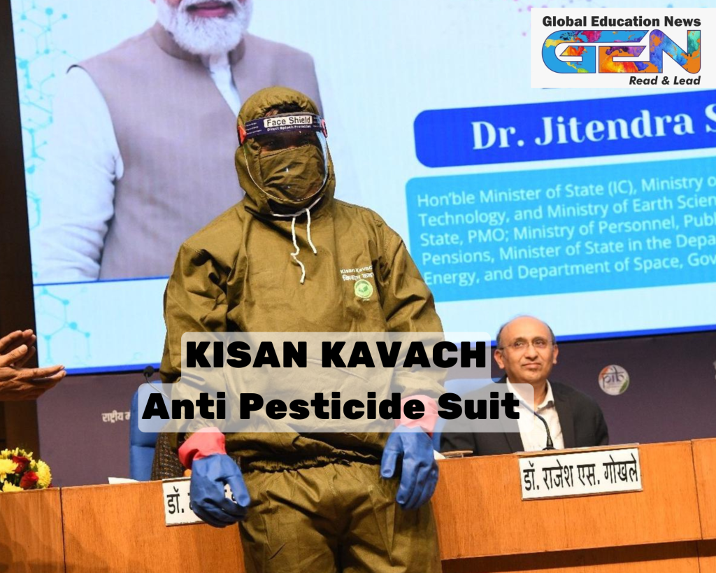 Kisan Kavach, anti-pesticide bodysuit, India farming safety, protective gear for farmers, agricultural innovation, PM Modi vision, pesticide exposure protection, farmer welfare, agricultural technology, wearable technology for farmers, health risks of pesticides, India’s agricultural advancements, sustainable farming solutions, farming safety, India agriculture news.