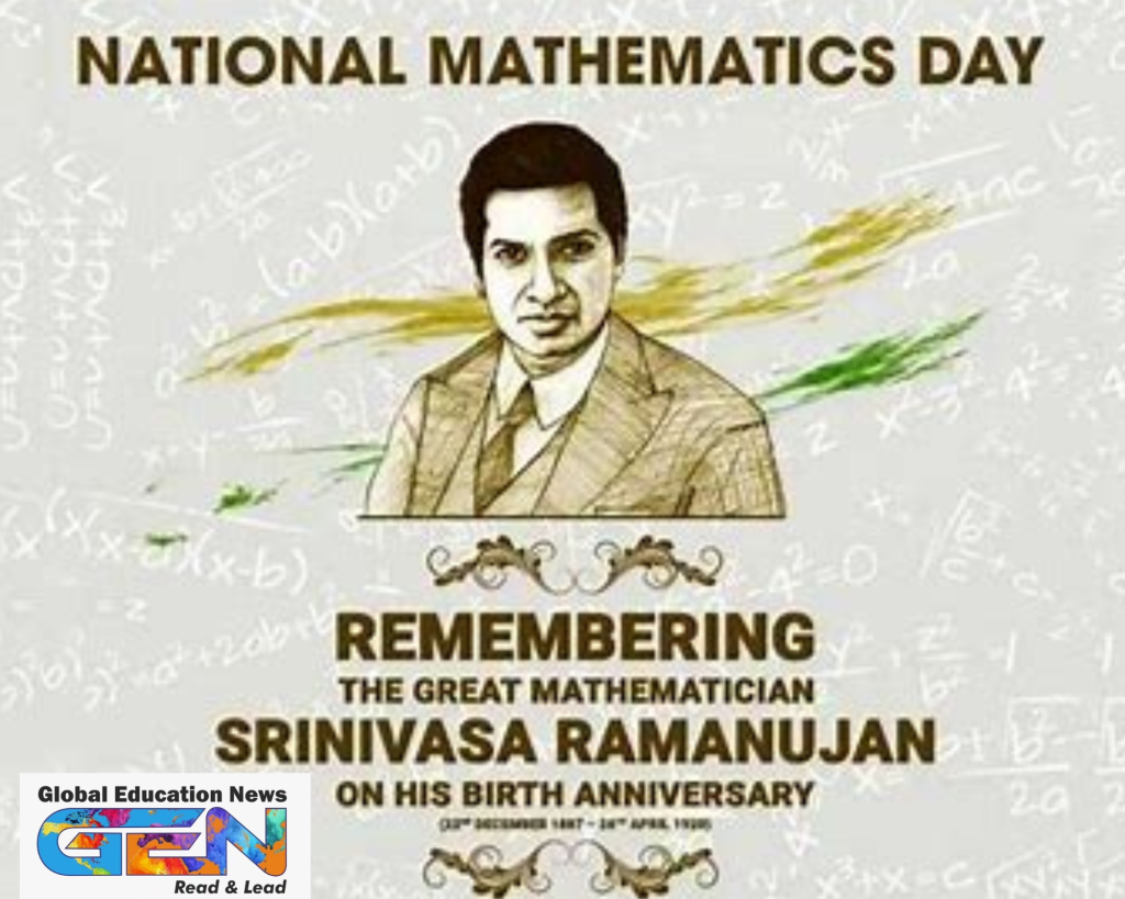 National Mathematics Day, Srinivasa Ramanujan, December 22, Indian mathematician, mathematical genius, Ramanujan’s contributions, Hardy-Ramanujan number, infinity in mathematics, India’s mathematical heritage, mathematics inspiration