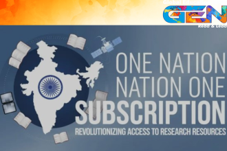 One Nation One Subscription, ONOS scheme, India education reform, free access journals, international publishers, democratizing education, academic research India, NEP 2020, research output improvement, knowledge accessibility, current affairs