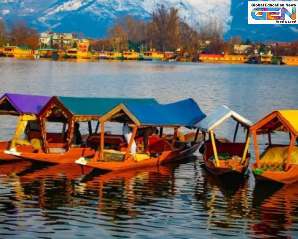 Uber Shikara, water taxi, Dal Lake, Srinagar, Jammu & Kashmir, Asia’s first water taxi service, tourism, water transport, Uber India, tourism development, shikara ride, tourism infrastructure, local economy, current affairs, accessible tourism, sustainable tourism, current affairs