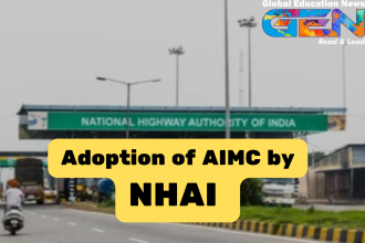 Automated construction, Intelligent machine-aided construction, AIMC, National Highway projects, MoRTH, NHAI, road construction technology, highway construction efficiency, automated road construction, real-time updates, construction automation in India, advanced construction technology, current affairs
