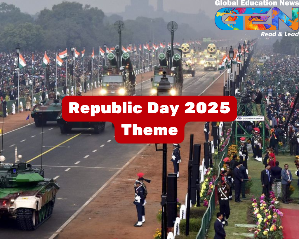 Republic Day 2025, Swarnim Bharat, heritage and development, Kartavya Path parade, Indian cultural diversity, current affairs India, defense technology, sustainable initiatives, Ministry of Defence, vibrant India tableaux.