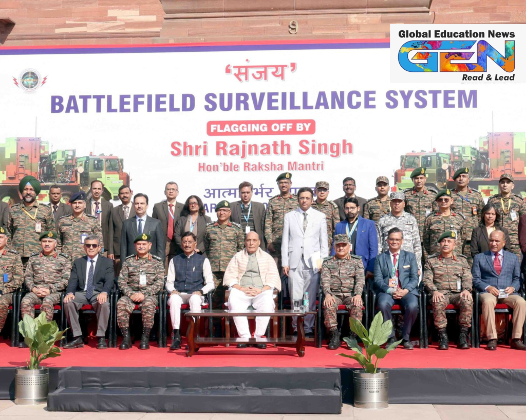 SANJAY system India, Indian Army surveillance system, battlefield surveillance technology, SANJAY battlefield sensors, Atmanirbhar Bharat defense tech, secure military data network