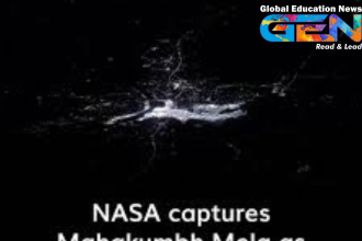 Maha Kumbh Mela 2025, Don Pettit, NASA astronaut, International Space Station, ISS captures Maha Kumbh, Prayagraj event, Sangam Ganges Yamuna, largest spiritual gathering, Maha Kumbh from space, spiritual events in India, astrophotography, sacred rivers, Indian cultural heritage, global recognition, Maha Kumbh astrophotography.