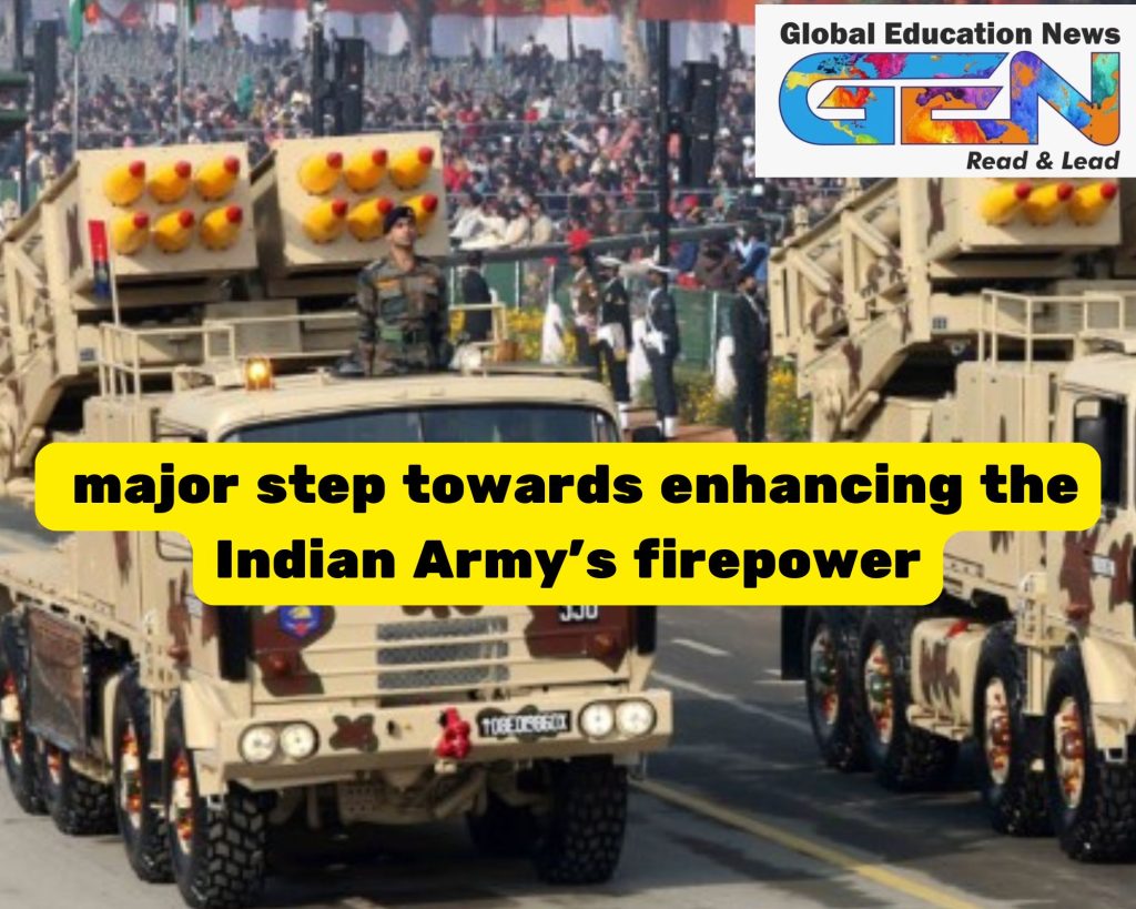 Indian Army, Ministry of Defence contracts, PINAKA MLRS, Area Denial Munition, Bharat Electronics Limited, self-reliance in defense, modern artillery, defense modernization, Economic Explosives Limited, Munitions India Limited