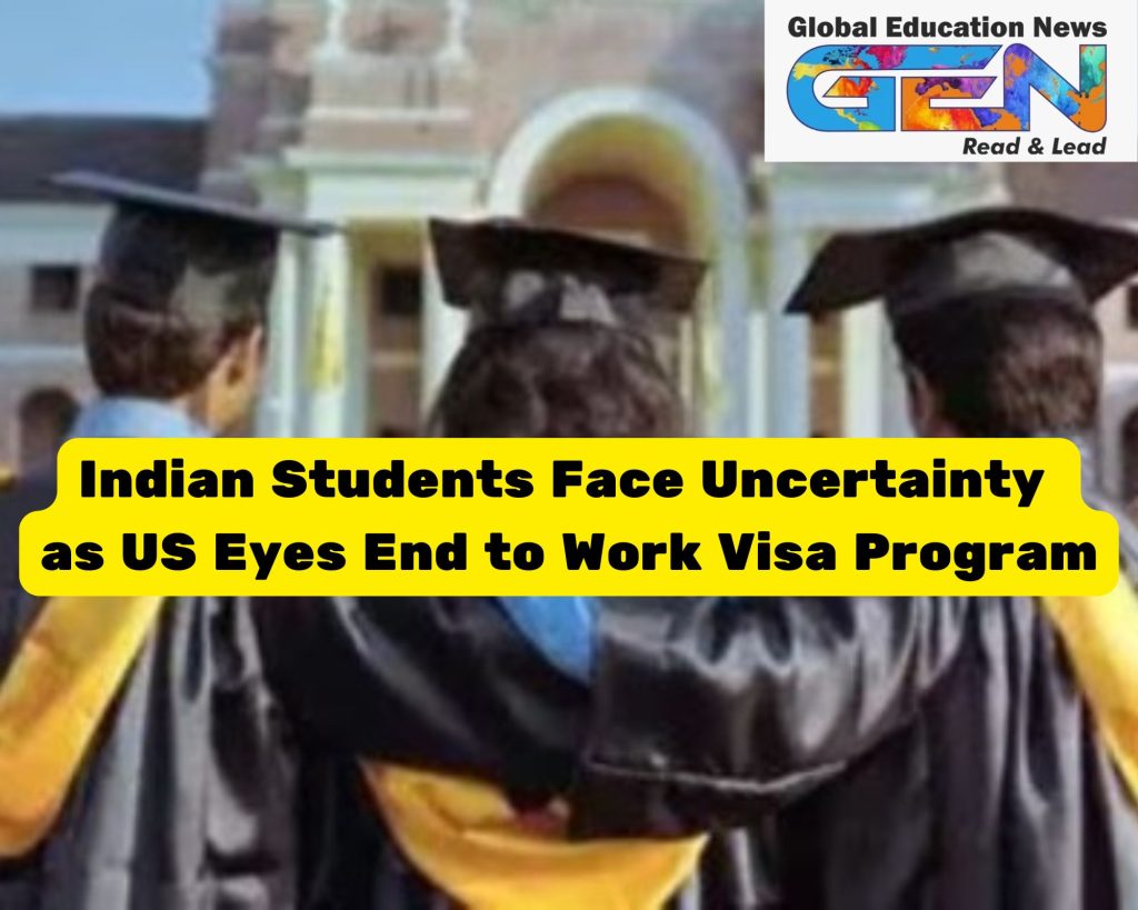 Indian students, US work visa, OPT program, H-1B visa, international students, STEM education, US immigration policy, Indian student crisis, visa restrictions, study abroad, career opportunities, US bill impact, student visa challenges, immigration reform, educational investment