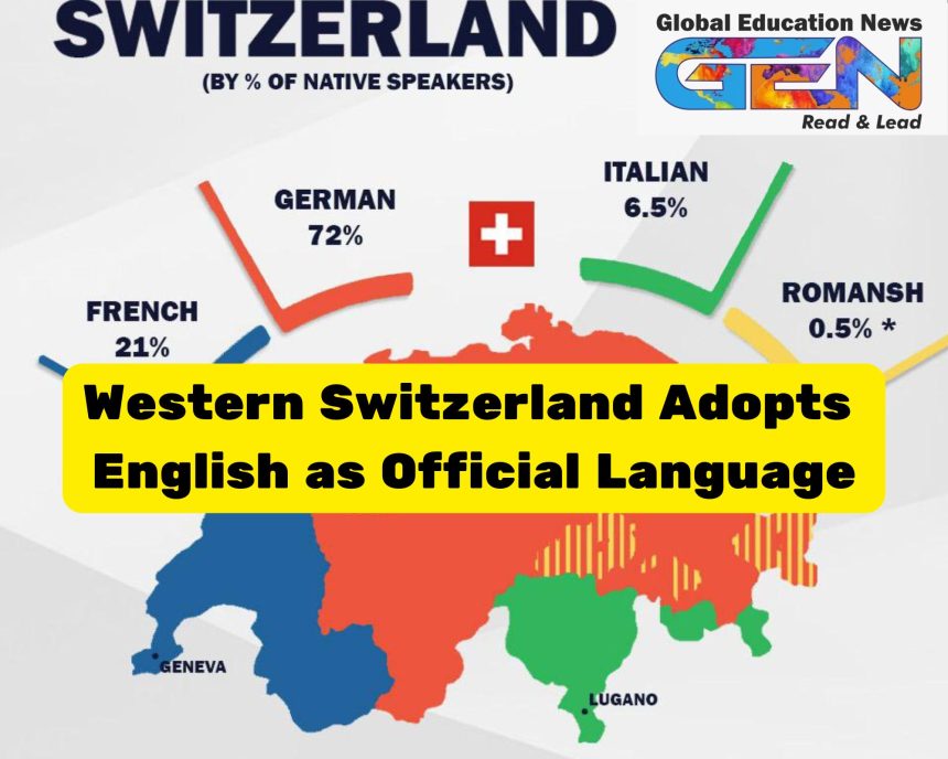 SwissSpeak 2.0, Western Switzerland English, official language change, Geneva English, Vaud English, Neuchâtel English, Bern English, Fribourg English, startup Switzerland, linguistic shift 2025