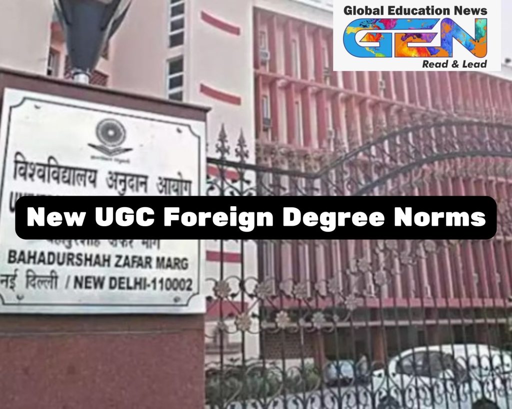 UGC foreign degree norms Indian higher education global standards Recognition of foreign qualifications India UGC regulations 2024 Internationalization of Indian education NEP 2020 higher education Foreign degree equivalence framework Mamidala Jagadesh Kumar UGC Technology-driven education reform Student mobility India
