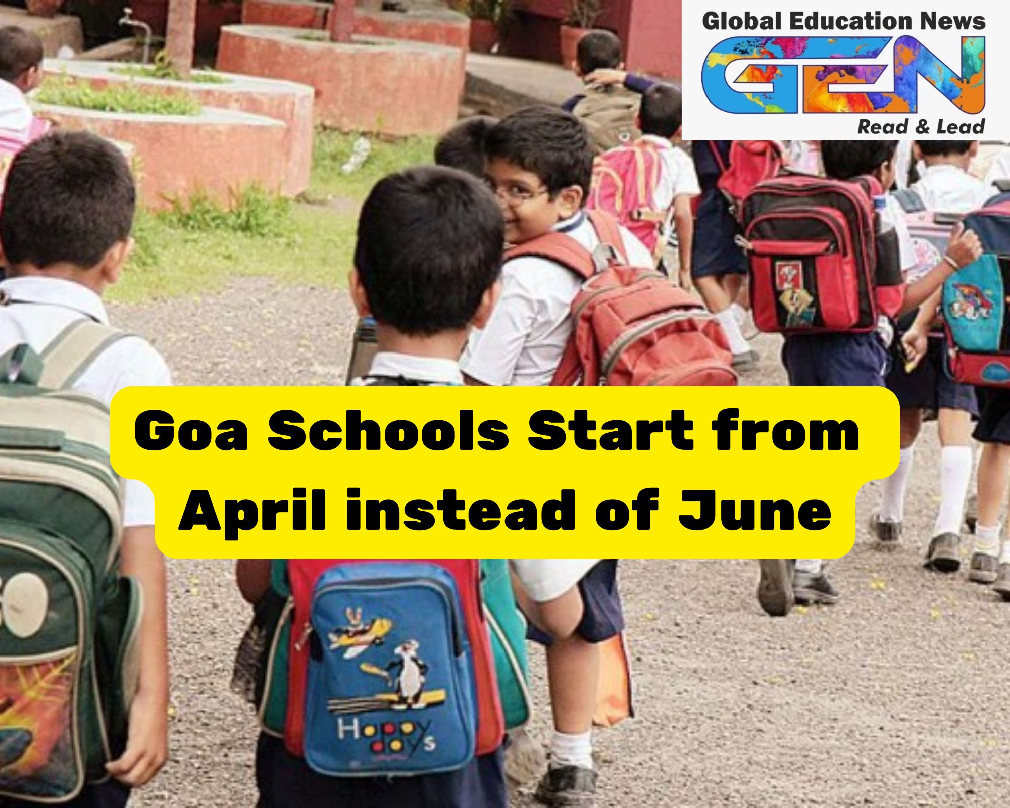 Goa schools, NEP 2020, April academic year, Goa education reform, bagless days, student learning, academic calendar change, National Education Policy, summer vacation, Goa Board, educational shift, holistic learning
