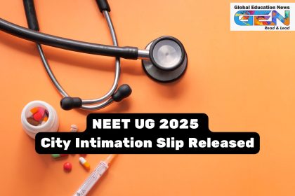 NEET UG 2025, city intimation slip, NTA, NEET exam, medical entrance exam, neet.nta.nic.in, admit card, exam city, healthcare education, medical aspirants, NEET preparation, exam updates, India education