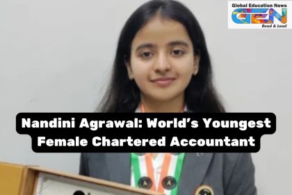 Nandini Agrawal, youngest female Chartered Accountant, CA Finals, Guinness World Record, AIR 1, Morena, Madhya Pradesh, chartered accountancy, academic excellence, CA exam, success story, women in finance, Indian education, inspiration, career milestone