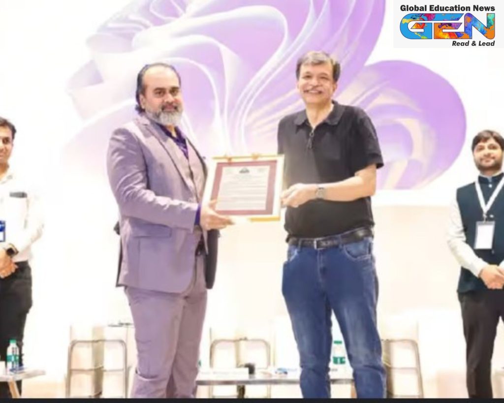 Acharya Prashant, IIT Delhi Alumni Award, OCND Award 2025, National Development, Vedanta teacher, PrashantAdvait Foundation, Bhagavad Gita, spiritual wisdom, Indian philosophy, climate change advocacy