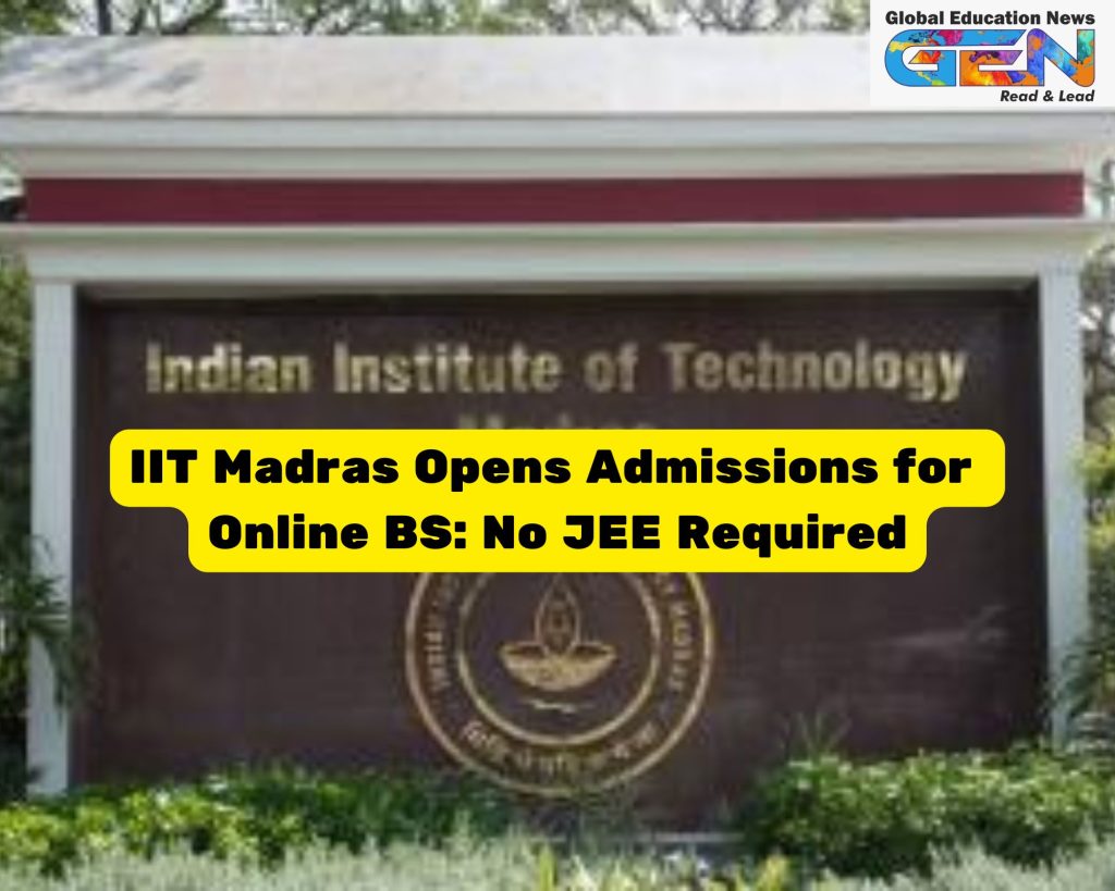 IIT Madras BS admissions, online BS Data Science, BS Electronic Systems, no JEE required, IIT degree without JEE, Class 12 eligibility, online degree programmes, data science careers, electronics courses, IIT scholarships, qualifier exam process, higher education, semiconductor mission, flexible learning, placement support