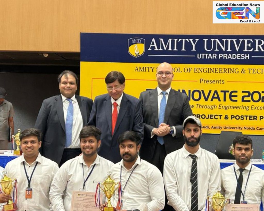Technovate 2025, Amity University Noida, student innovations, STEM education, AI and ML projects, smart navigation system, engineering showcase, sustainable technology, India higher education, innovation exhibition