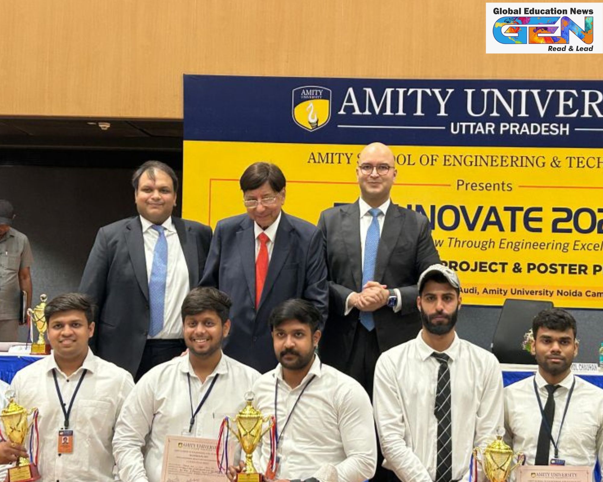 Technovate 2025, Amity University Noida, student innovations, STEM education, AI and ML projects, smart navigation system, engineering showcase, sustainable technology, India higher education, innovation exhibition