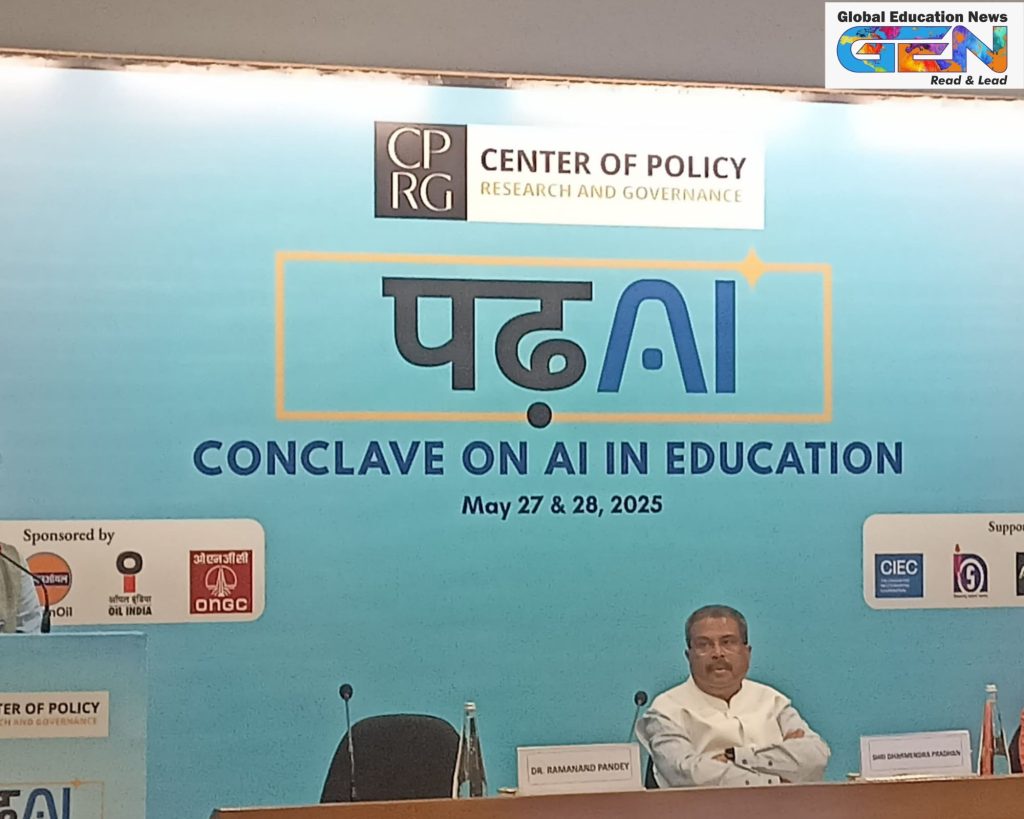 PadhAI Conclave 2025, Dharmendra Pradhan AI speech, AI in Indian education, Centres of Excellence AI, Indian language AI tools, NEP 2020, JEE Main 2025, AI-driven education, education reform 2025, future-ready learning