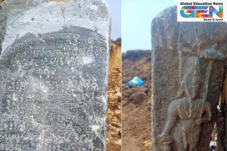 Vikramaditya I, Badami Chalukyas, Kannada inscription, Madapura Lake, Chalukya governance, Old Kannada, Karnataka archaeology, landholding patterns, cultural heritage, South Indian history, Davangere discovery