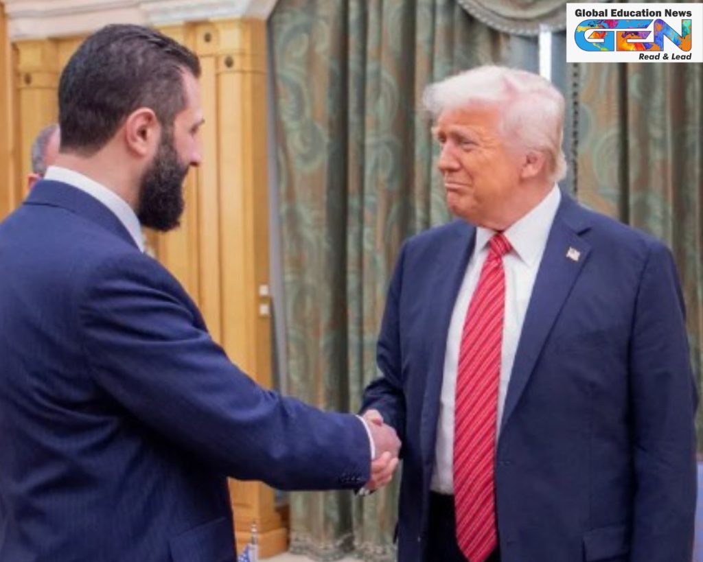Trump lifts Syria sanctions 2025, India-Syria relations, Ahmed al-Sharaa Syria, Syrian economic recovery, India Middle East diplomacy, US-Syria policy, India counter-terrorism Syria, Saudi Arabia Syria investment, Abraham Accords India, Syrian reconstruction opportunities