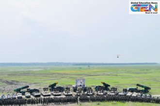 Exercise Teesta Prahar, Indian Army 2025, Teesta Field Firing Range, riverine terrain, joint force integration, military modernization, combat readiness, UPSC 2025