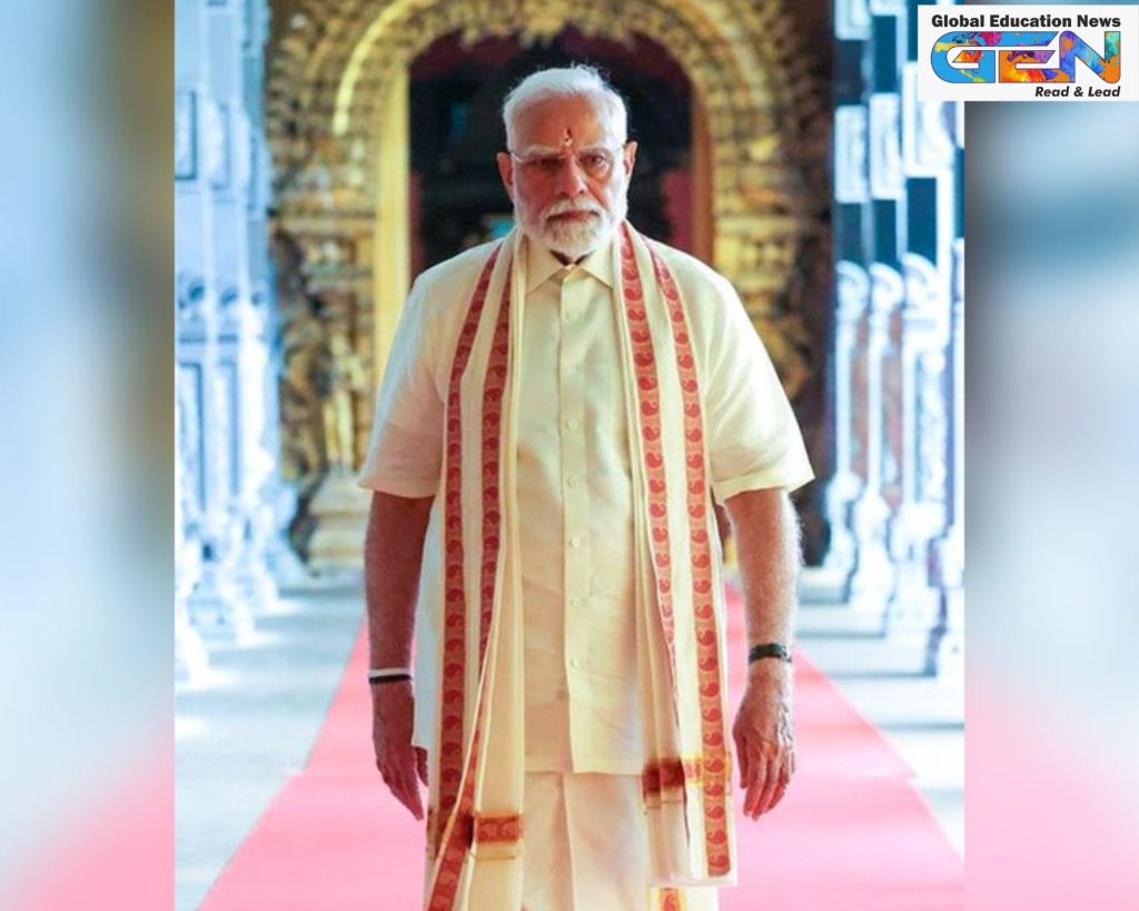 PM Narendra Modi, Indian culture, modernization, Amrit Peedhi, cultural preservation, technology advancement, education reform, healthcare progress, India development, national pride, current affairs, UPSC current affairs, UPSC NDA, UPSC 2025