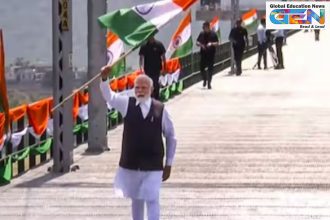 Chenab Bridge 2025, PM Modi Chenab inauguration, world’s highest railway bridge, USBRL project, Vande Bharat Katra-Srinagar, J&K rail connectivity, engineering feat India, current affairs, UPSC current affairs, UPSC NDA, UPSC 2025