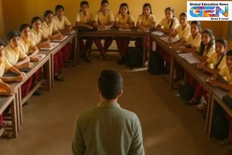 Kerala classroom seating, U-shaped seating arrangement, no backbenchers, Sthanarthi Sreekuttan, inclusive education, student engagement, classroom innovation, Kerala schools, education reform 2025, interactive learning