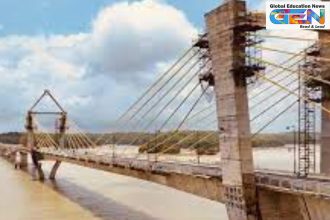 Sigandur Bridge 2025, India second longest cable-stayed bridge, Karnataka connectivity, Sharavathi River bridge, Nitin Gadkari inauguration, Chowdeshwari Temple access, Shivamogga infrastructure, ₹473 crore bridge, Linganamakki dam, sustainable tourism, current affairs, UPSC current affairs, UPSC CSE Main