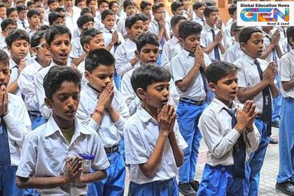 Haryana Gita verse recitation, Bhagavad Gita in schools 2025, Haryana education news, Gita shlokas morning prayers, value-based education India, Haryana School Education Board, moral education, cultural values in schools, Gita teachings, Indian school curriculum
