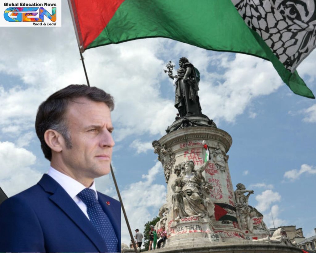 France recognizes Palestine 2025, G7 Palestine decision, Gaza humanitarian crisis, Emmanuel Macron Middle East, two-state solution 2025, Israeli-Palestinian peace, India Palestine relations, UNSC diplomacy., current affairs UPSC current affairs UPSC CSE MAin