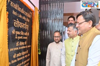 Uttarakhand CM Dhami 2025, school renaming freedom fighters, ₹62 crore water schemes, Uttarakhand infrastructure projects, Shaheed Bhagat Singh school, NEP 2020 cultural heritage, Viksit Bharat development, Uttarakhand tourism 2025.