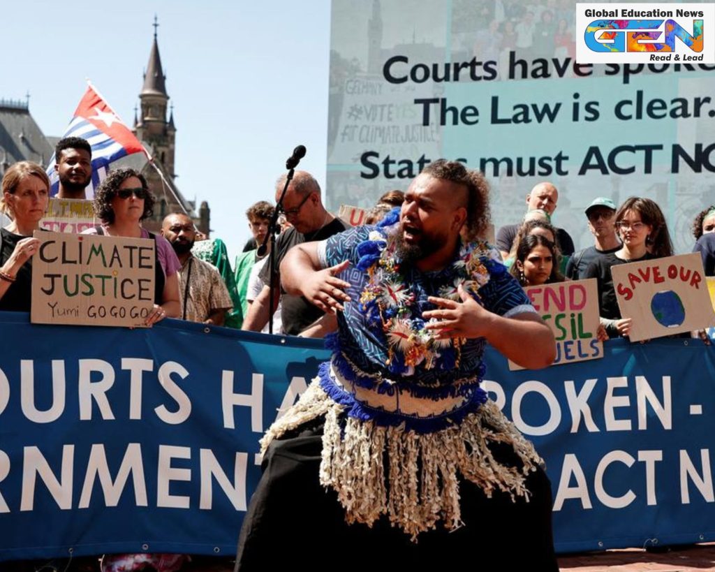 ICJ climate change ruling 2025, states’ legal obligations, climate justice, Vanuatu ICJ case, greenhouse gas emissions, Paris Agreement, international law, climate reparations, UNGA resolution, UPSC environment preparation, current affairs, UPSC current affairs, UPSc CSE MAin