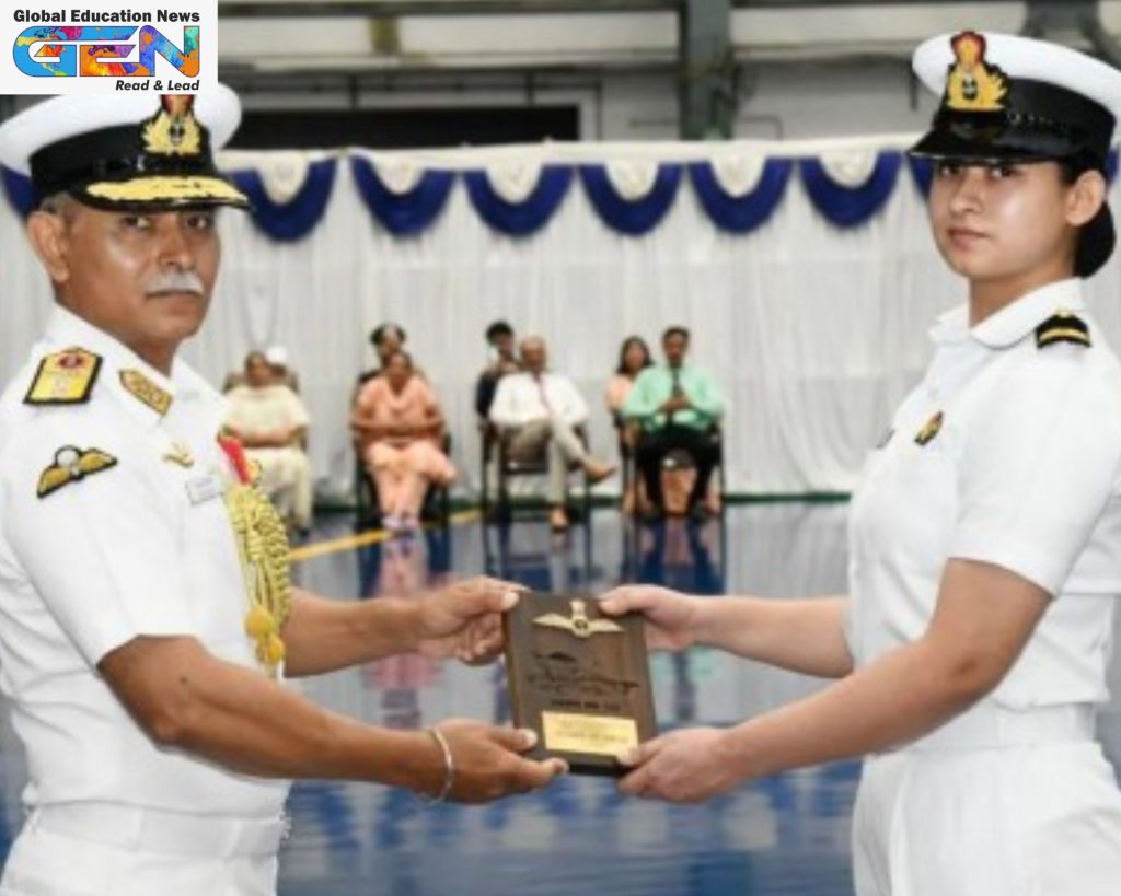 Sub Lt Aastha Poonia, Indian Navy fighter pilot, first woman fighter pilot, naval aviation 2025, Nari Shakti, gender inclusivity Navy, Wings of Gold, MiG-29K training, INS Dega Visakhapatnam, women in defense, current affairs, UPSC current affairs, UPSC Main