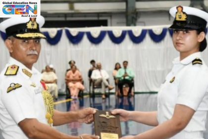 Sub Lt Aastha Poonia, Indian Navy fighter pilot, first woman fighter pilot, naval aviation 2025, Nari Shakti, gender inclusivity Navy, Wings of Gold, MiG-29K training, INS Dega Visakhapatnam, women in defense, current affairs, UPSC current affairs, UPSC Main
