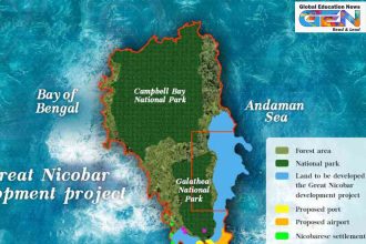 Great Nicobar Infrastructure Project, earthquake risks, Andaman and Nicobar, seismic zone, Shompen tribe, Nicobarese, environmental clearance, transshipment port, biodiversity, sustainable infrastructure, current affairs, UPSC current affairs, UPSC Main