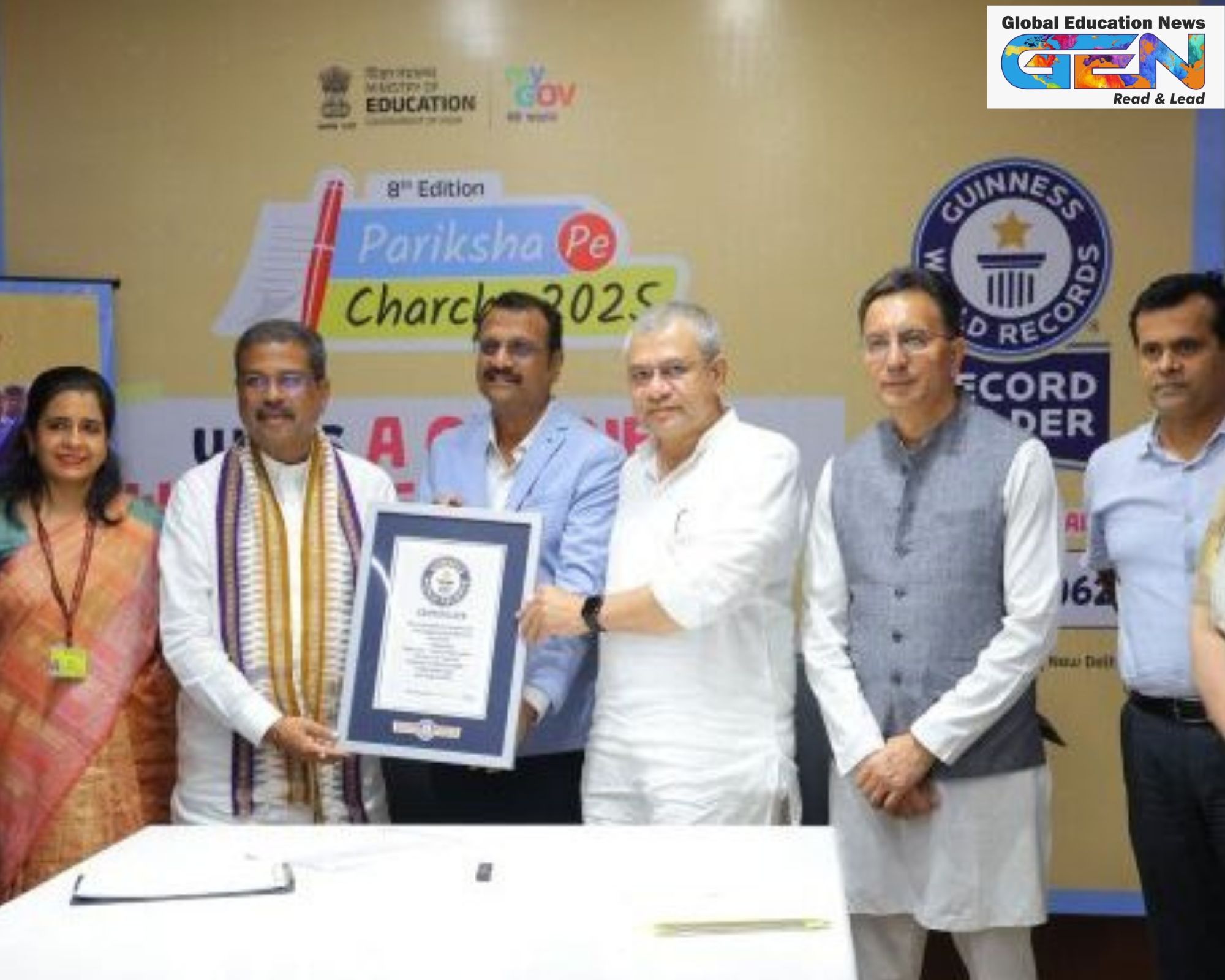 Pariksha Pe Charcha 2025, Guinness World Record, Narendra Modi, stress-free exam preparation, MyGov platform, NEP 2020, student mental health, holistic learning, exam stress management, Indian education, education news