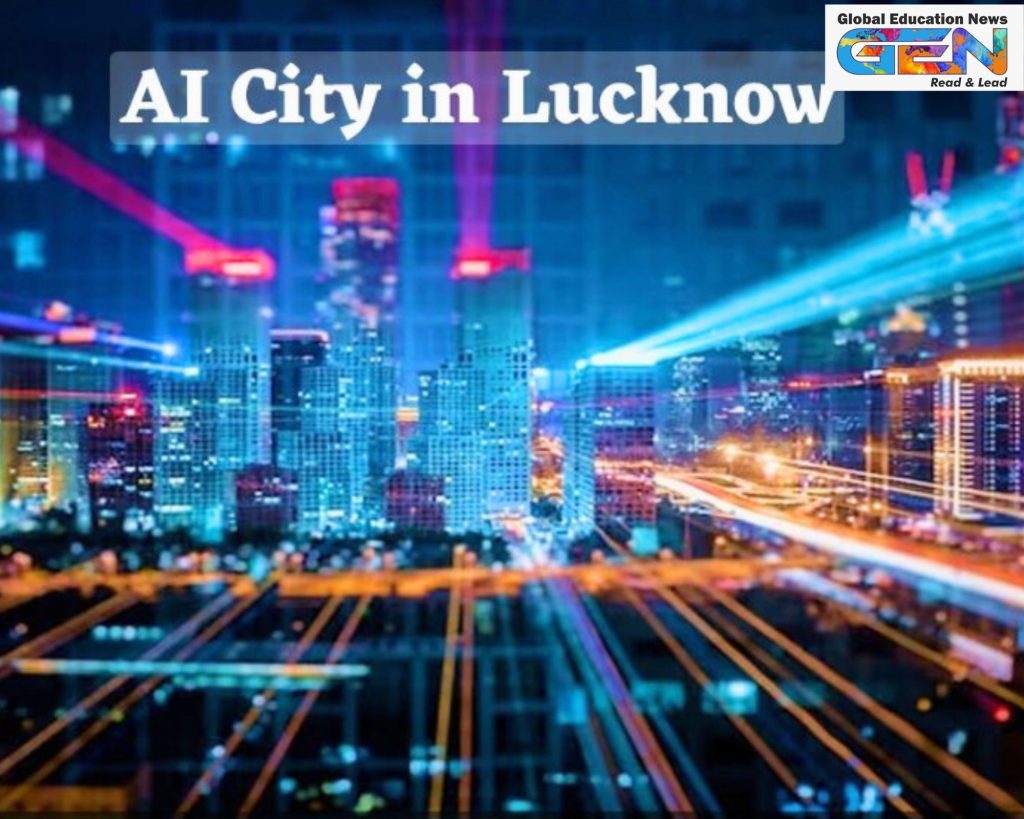 Lucknow AI City 2025, India’s first AI hub, Uttar Pradesh AI ecosystem, AI Pragya training, global AI market growth, smart infrastructure Lucknow, IT and ITeS Uttar Pradesh, UPSC current affair, current affairs, UPSC CSE Main