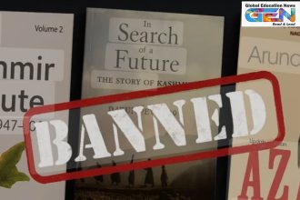 Jammu and Kashmir book ban, Arundhati Roy Azadi, A.G. Noorani Kashmir Dispute, Moulana Maududi, false narratives, terrorism glorification, secessionism, Bharatiya Nyaya Sanhita, freedom of speech, youth radicalization, education news