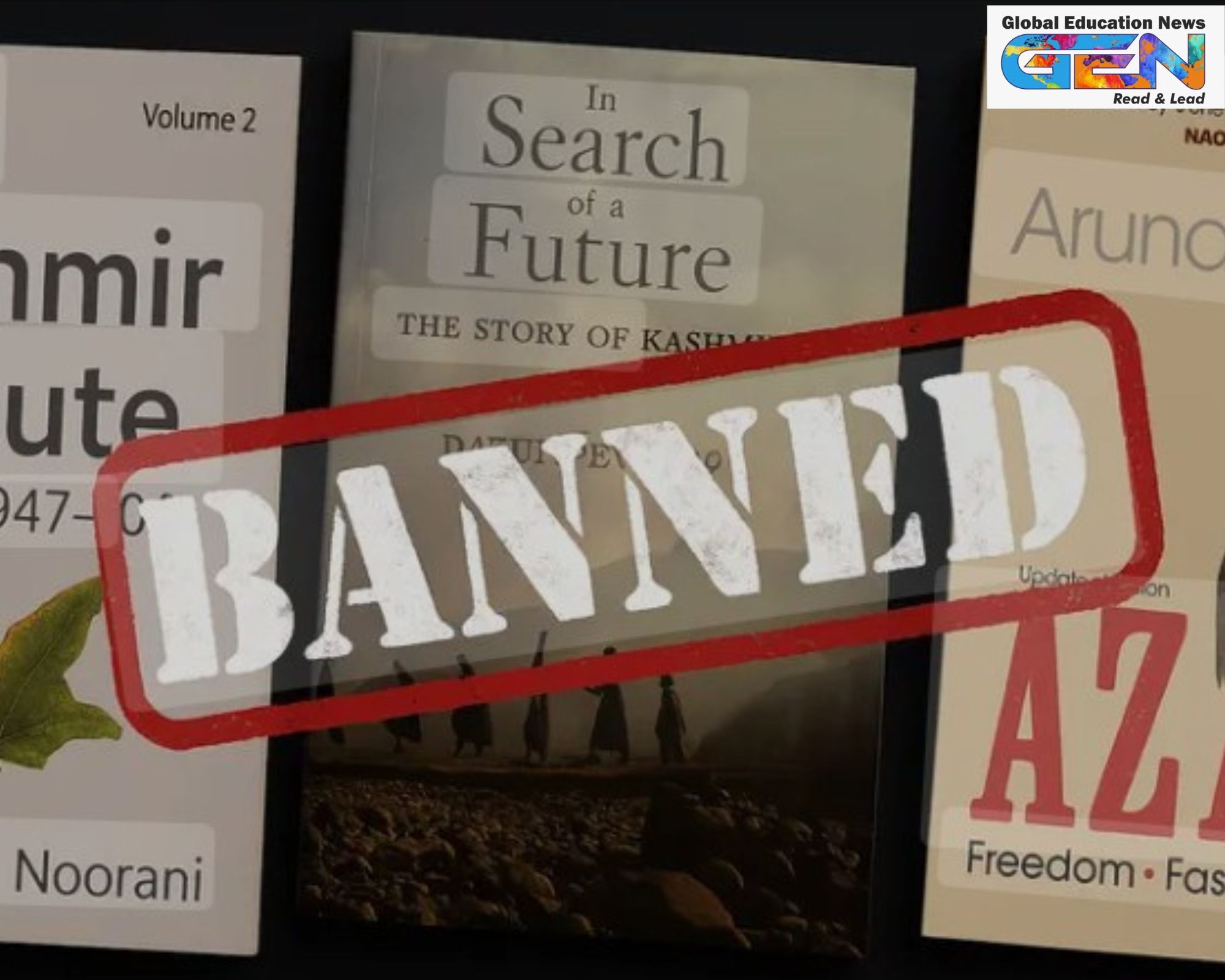 Jammu and Kashmir book ban, Arundhati Roy Azadi, A.G. Noorani Kashmir Dispute, Moulana Maududi, false narratives, terrorism glorification, secessionism, Bharatiya Nyaya Sanhita, freedom of speech, youth radicalization, education news