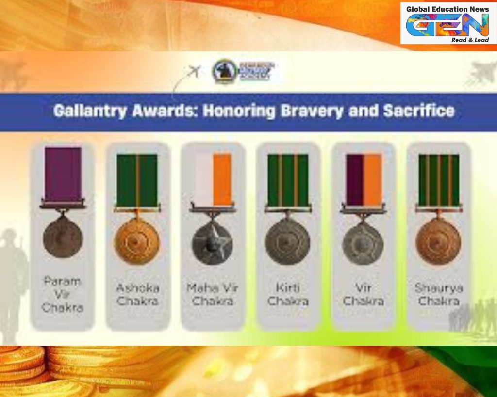 Param Vir Chakra, Kirti Chakra, Shaurya Chakra, gallantry awards India, wartime bravery, peacetime valor, gallantry award winners, bravery medals India, Indian armed forces awards, national bravery honors, education news, 15th August, Independence Day