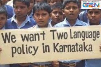 Karnataka education policy, two-language formula, mother tongue education, Karnataka Public Schools, Siddaramaiah, skill development, NEP, vocational guidance, Akka Cafes, Kannada medium, education news