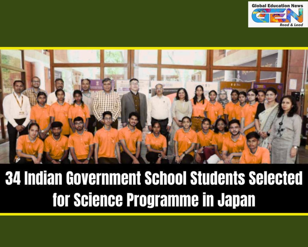 Sakura Science Programme 2025, Indian students in Japan, Japan-Asia Youth Exchange Program, government school students, India-Japan educational ties, NEP 2020 experiential learning, scientific innovation Japan, cultural exchange program, Sanjay Kumar DoSEL, NCERT New Delhi, education news