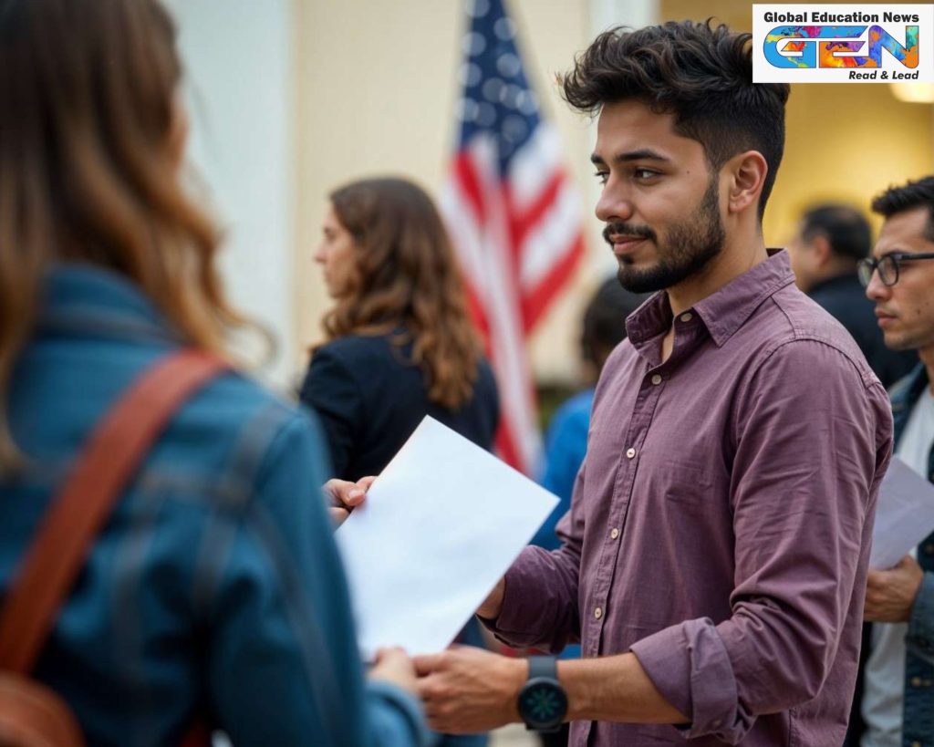 Indian students US visa, US visa revocation 2025, social media low profile, study abroad consultants, US immigration crackdown, SEVIS status, UK Canada Australia study, Project 2025, Indian student deportations, international education, education news, study aborad
