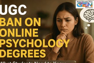 UGC ban 2025, online psychology courses, distance learning nutrition, healthcare education ban, NCAHP Act 2021, psychology degree online, nutrition courses online, UGC regulations, higher education India, professional training quality, education news