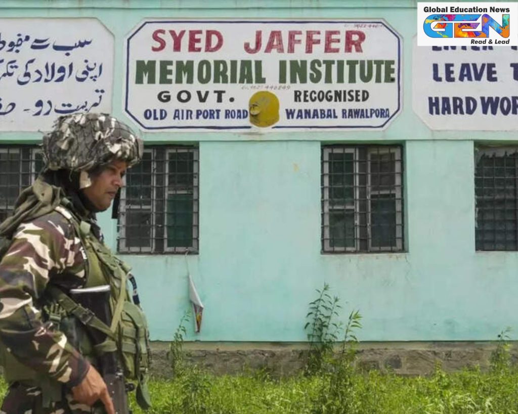 J&K school takeover 2025, Jamaat-e-Islami banned, Falah-e-Aam Trust schools, Sakina Itoo controversy, Omar Abdullah government, NEP education norms, Kashmir school management, student academic future, political backlash J&K, education news